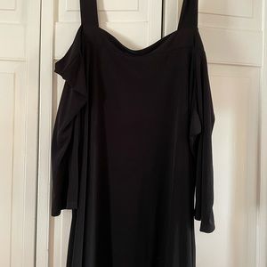 Women’s flowy cold-shoulder blouse